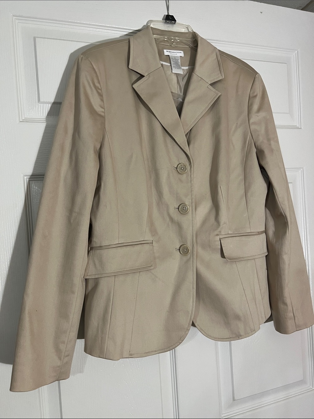 Worthington Beige Tailored Blazer